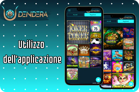 Utilizzo dell'applicazione Dendera